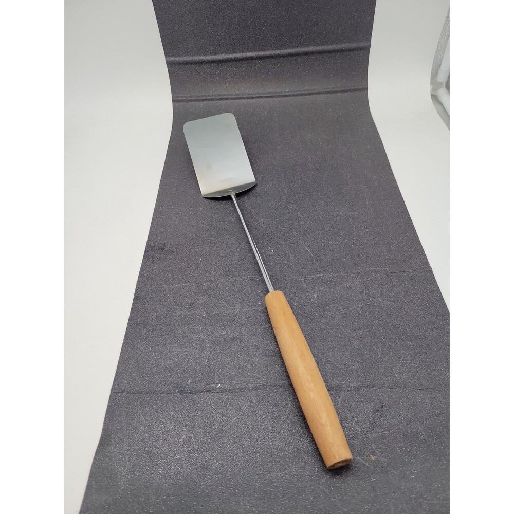 Androck Made In USA Flipper Lifter Spatula with Wooden Handle Vintage